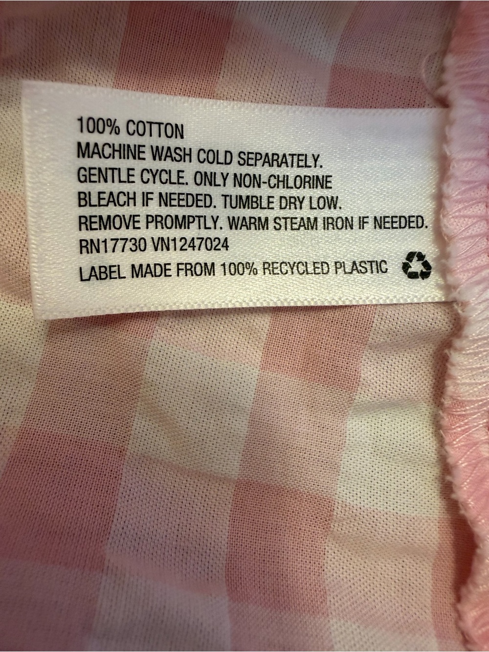 Lisa Marie Fernandez Pink Gingham Seersucker Dress with Tie Waist - Picture 10 of 10
